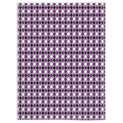 Asexual Argyle Pride Minky Blankets Blanket ninjaferretart