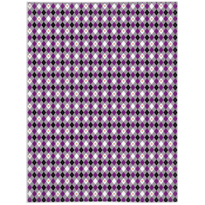 Asexual Panromantic Argyle Pride Minky Blankets Blanket ninjaferretart