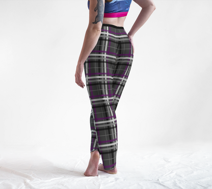 Asexual Plaid Lounge Pants Lounge Pants ninjaferretart