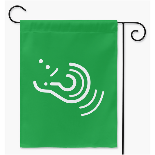 Auditory Processing Disorder Yard and Garden Flags | Single Or Double-Sided | 2 Sizes Yard Flag ninjaferretart