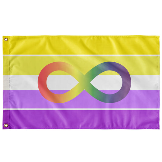 Autisexual Wall Flag | 36x60" | Single-Reverse | Romantic and Sexual Orientations