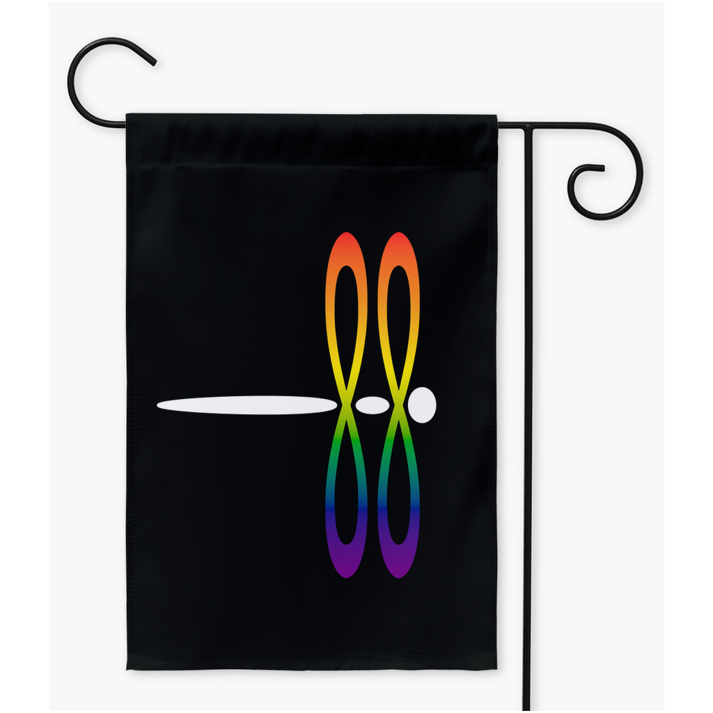 Autism & Adhd Pride Yard Garden Flags | Single Or Double-Sided | 2 Sizes | Disability, Autism, And Neurodivergence Yard Flag ninjaferretart