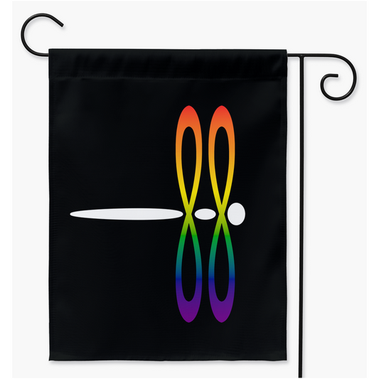 Autism & Adhd Pride Yard Garden Flags | Single Or Double-Sided | 2 Sizes | Disability, Autism, And Neurodivergence Yard Flag ninjaferretart