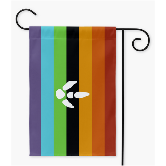 Avian Pride Yard Flags | Single Or Double-Sided | 2 Sizes  | Avians/Featheries, Cetaceans, Furries, Scalies Yard Flag ninjaferretart