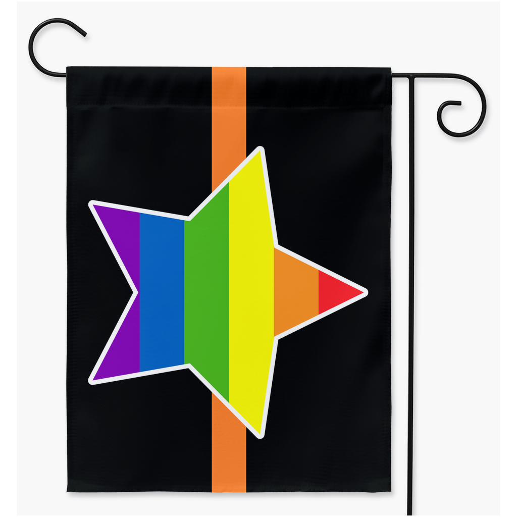 Axiosexual Yard and Garden Flag | Single Or Double-Sided | 2 Sizes | Aro Ace Spectrum Yard Flag ninjaferretart