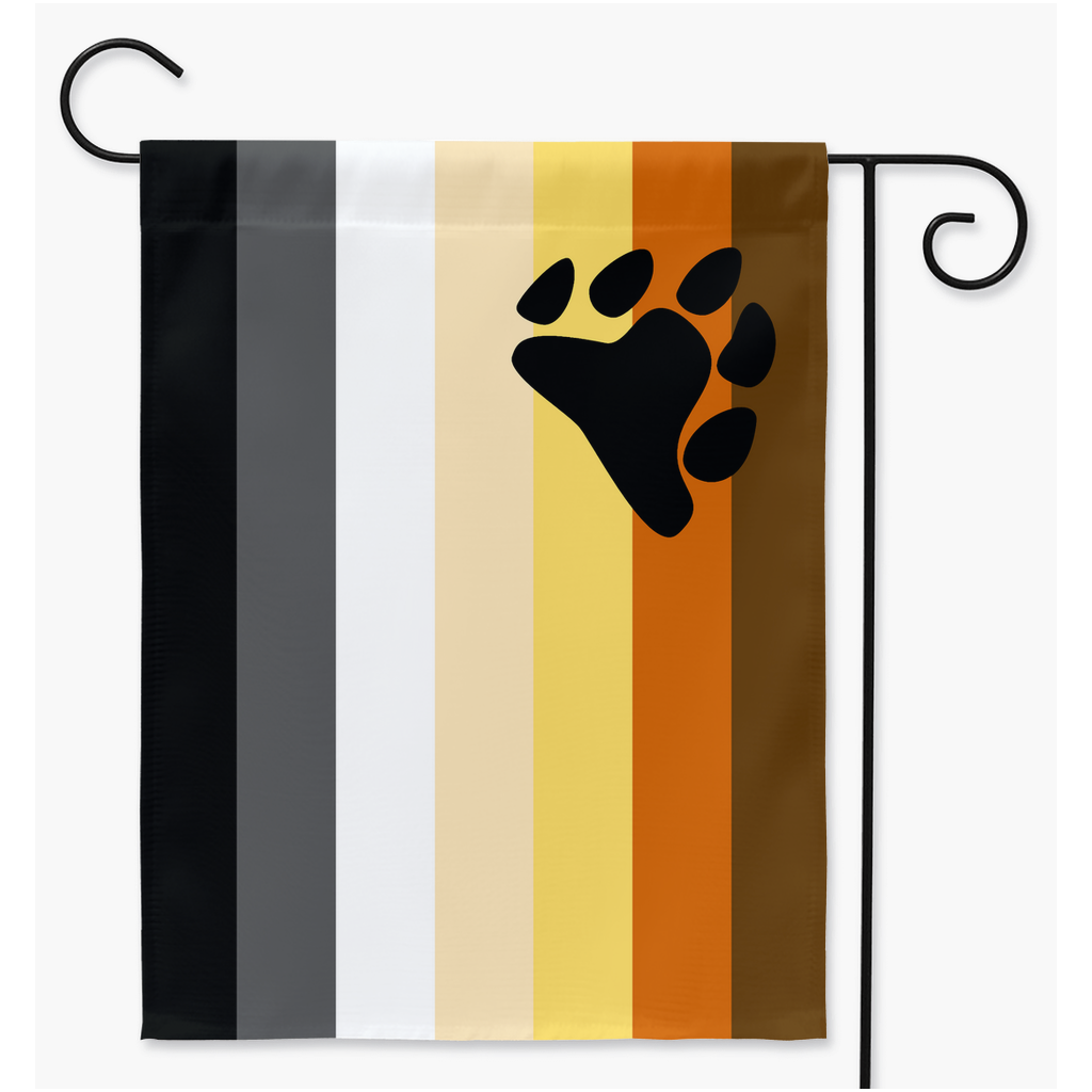 Bear Yard and Garden Flags | Single Or Double-Sided | 2 Sizes | Gender Identity and Expression Yard Flag ninjaferretart