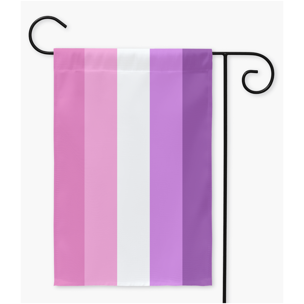 Bellusromantic Yard and Garden Flag | Single Or Double-Sided | 2 Sizes | Aro Ace Spectrum Yard Flag ninjaferretart