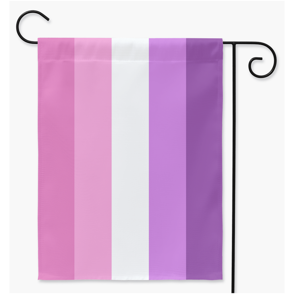 Bellusromantic Yard and Garden Flag | Single Or Double-Sided | 2 Sizes | Aro Ace Spectrum Yard Flag ninjaferretart