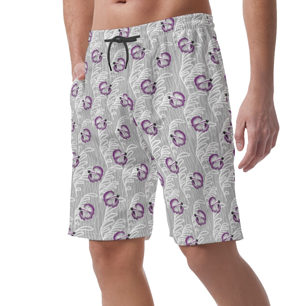 Betta and Seaweed Pattern Relaxed Fit Casual Shorts | 4-Way Stretch | Choose Your Colourway Apparel ninjaferretart