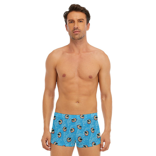 Betta and Seaweed Pattern Short Boxer Briefs | Choose Your Colourway  ninjaferretart