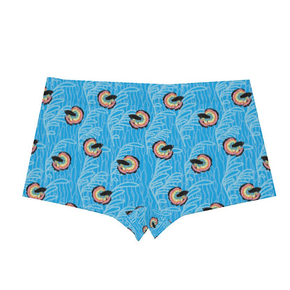 Betta and Seaweed Pattern Short Boxer Briefs | Choose Your Colourway  ninjaferretart