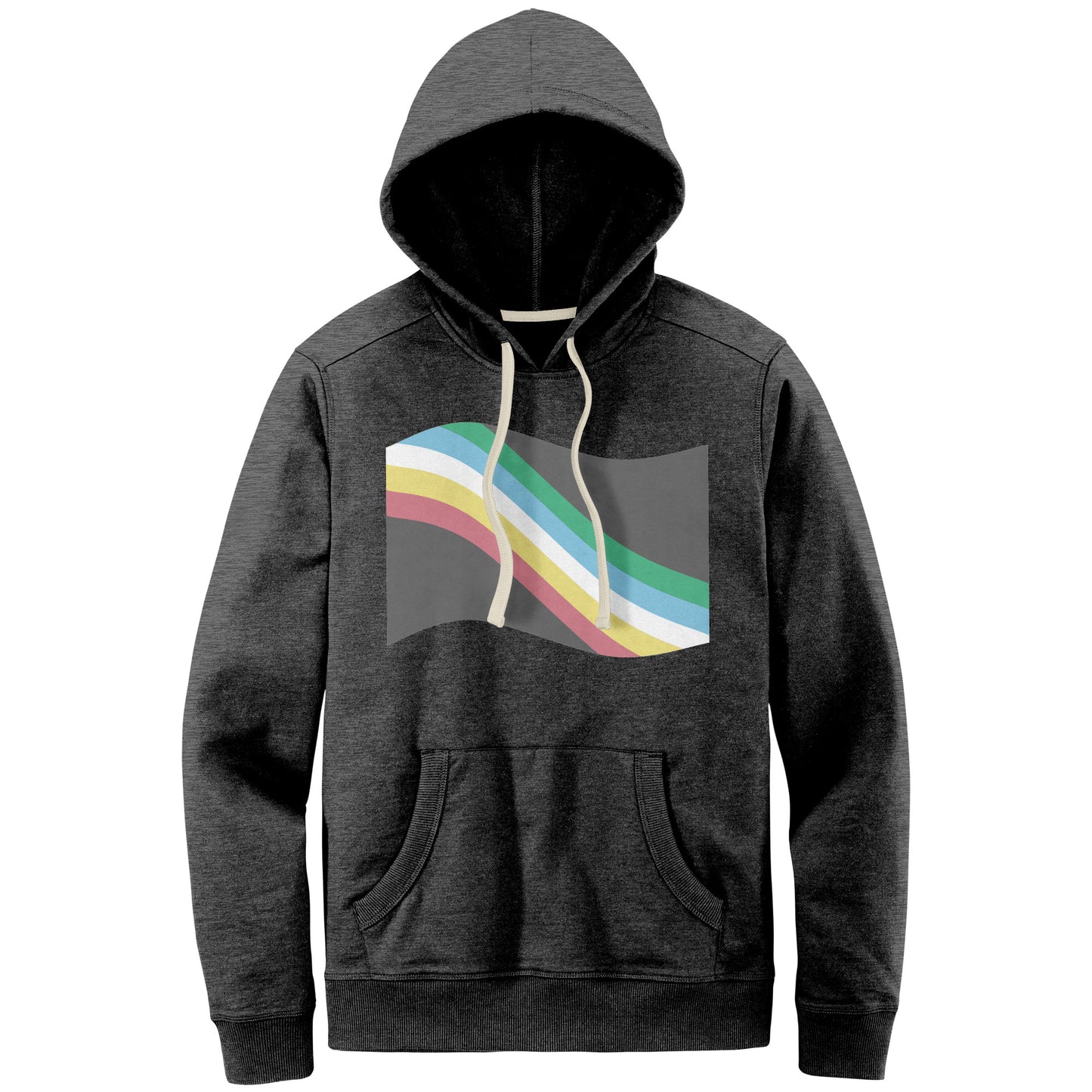 Disability and Neurodiversity Pride Flag Relaxed Fit Re-Fleece Hoodie | Choose Your Flag