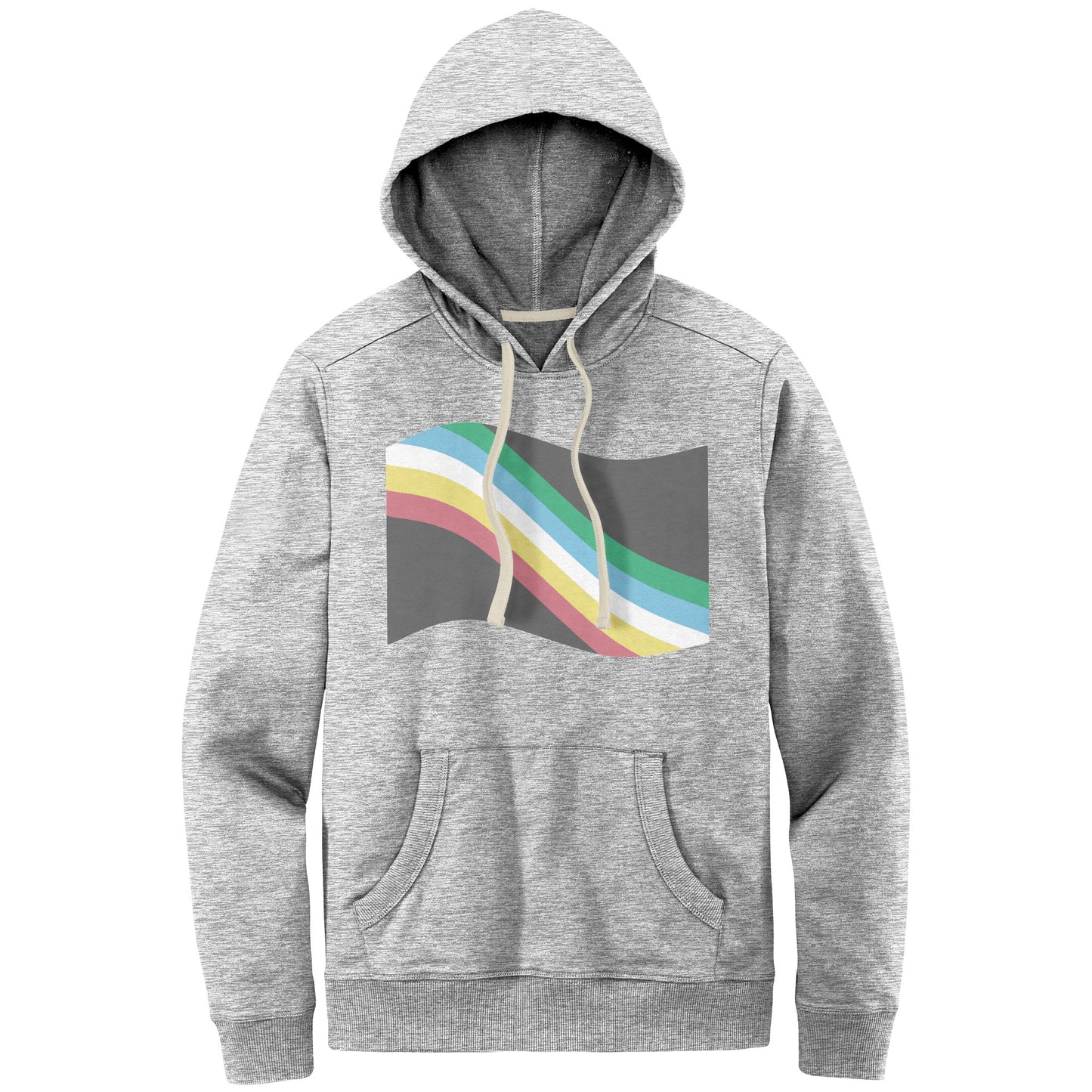 Disability and Neurodiversity Pride Flag Relaxed Fit Re-Fleece Hoodie | Choose Your Flag