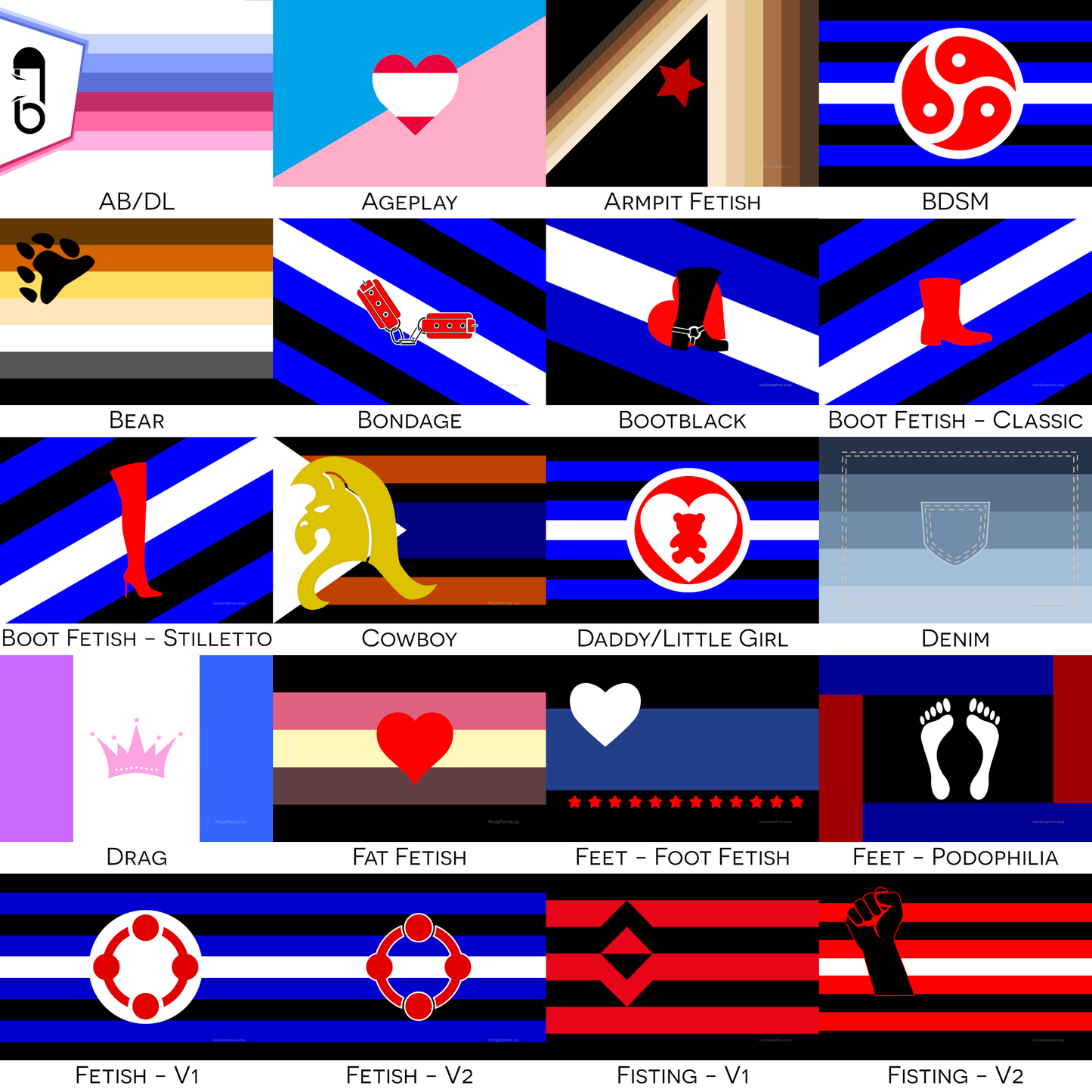 Choose Your Kink And Fetish Yard and Garden Flags | Single Or Double-Sided | 2 Sizes