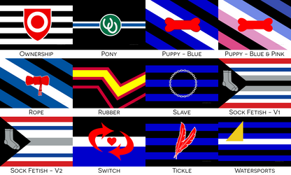 Choose Your Kink And Fetish Yard and Garden Flags | Single Or Double-Sided | 2 Sizes