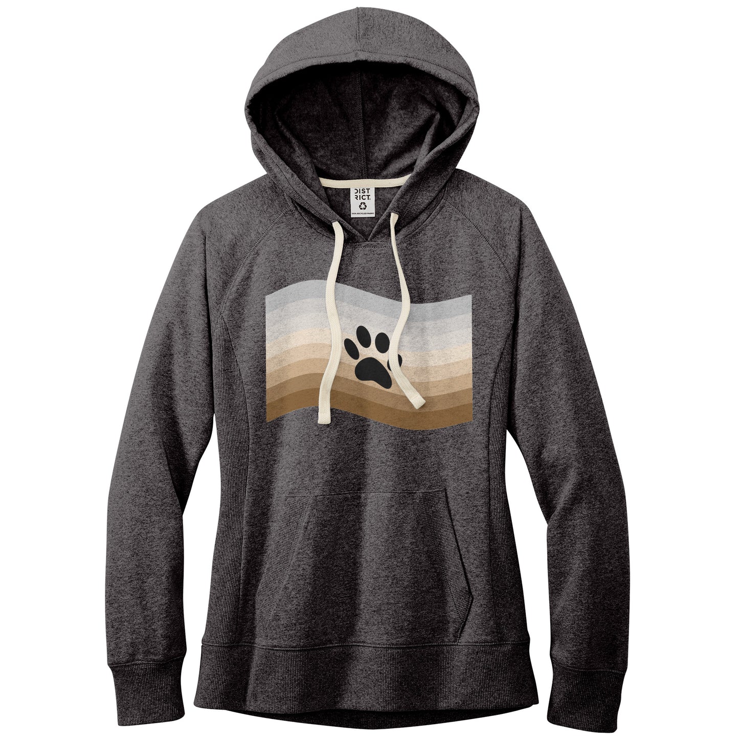 Furry Pride Flag Fitted Re-Fleece Hoodie | Choose Your Flag