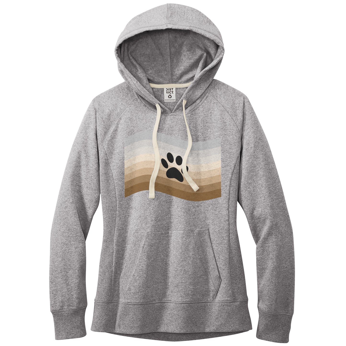 Furry Pride Flag Fitted Re-Fleece Hoodie | Choose Your Flag