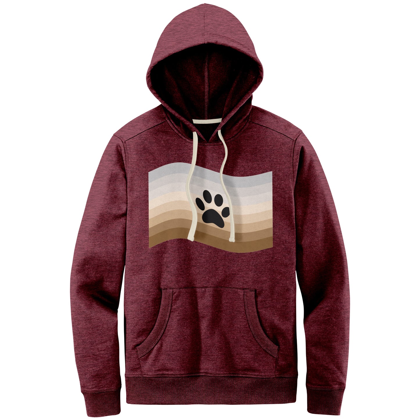 Furry Pride Flag Relaxed Fit Re-Fleece Hoodie | Choose Your Flag