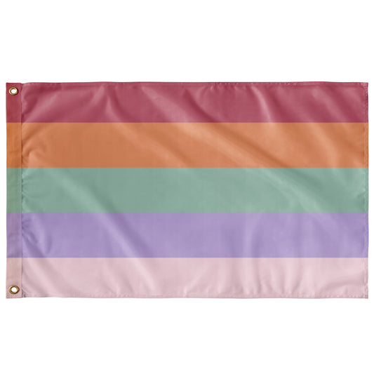 Galactian - V2 Wall Flag | 36x60" | Single-Reverse | Gender Identity and Expression