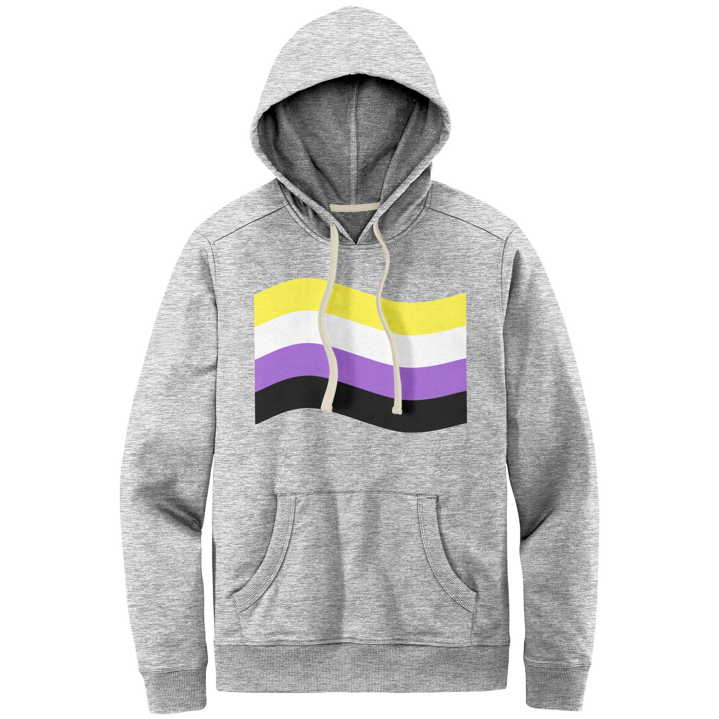 Gender Pride Flag Relaxed Fit Re-Fleece Hoodie | Choose Your Flag