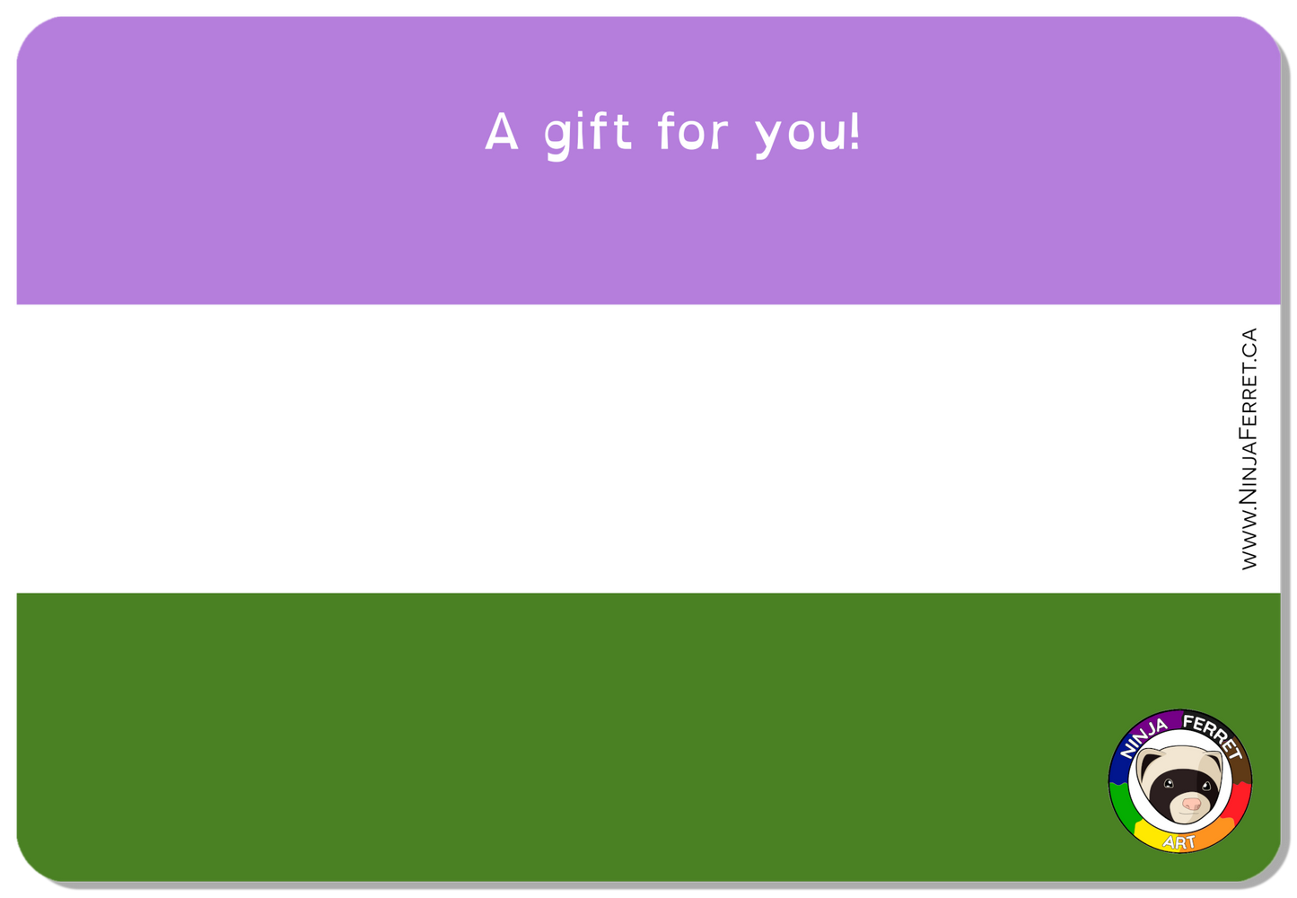 Ninja Ferret Gift Card - Gender Identities