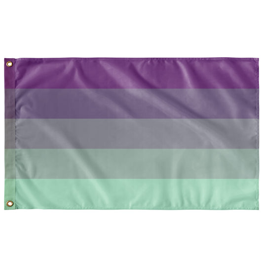 Guiltisexual Wall Flag | 36x60" | Single-Reverse | Aromantic and Asexual Spectrum
