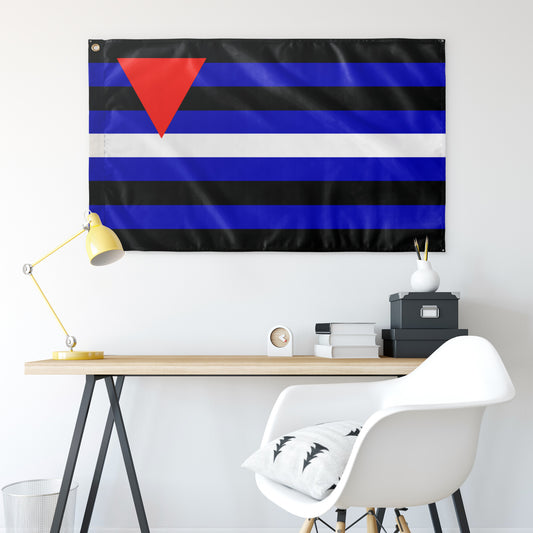 Leather Queer Pride Wall Flag | 36x60" | Single-Reverse