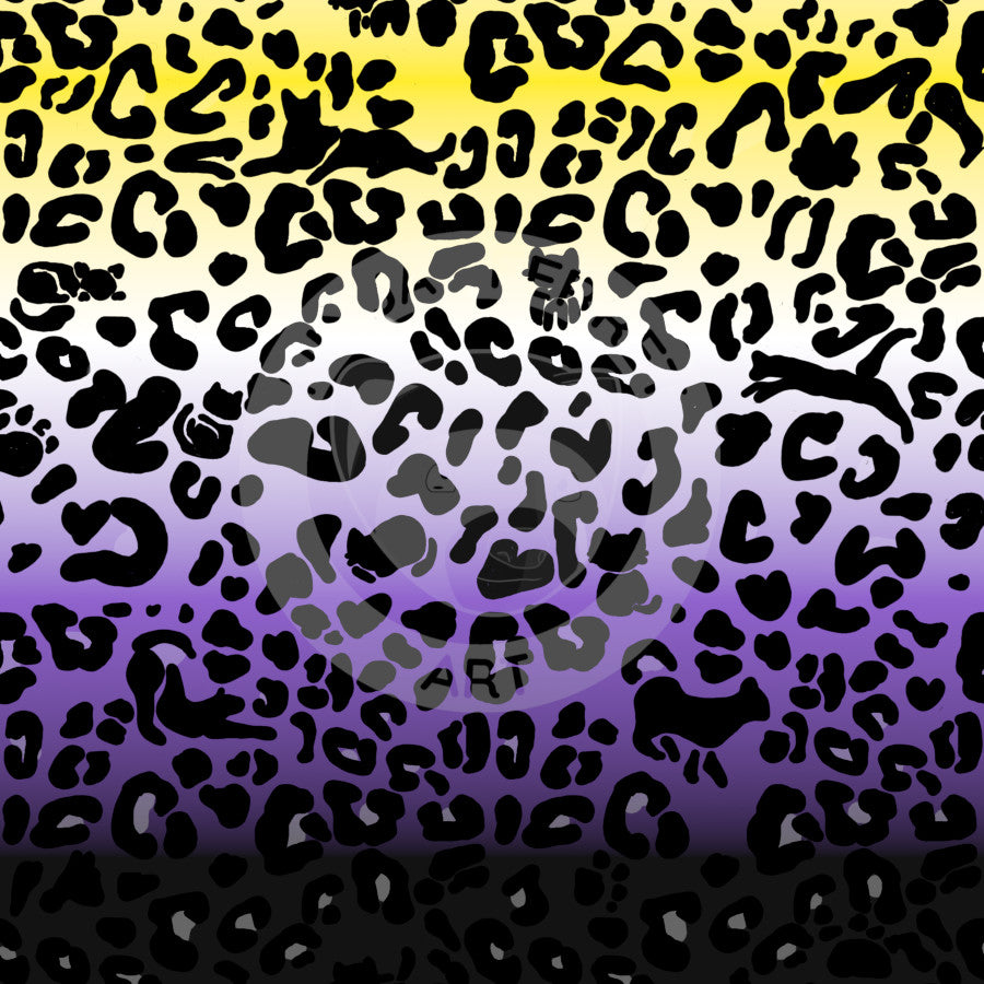 Sample leopard print swatch.