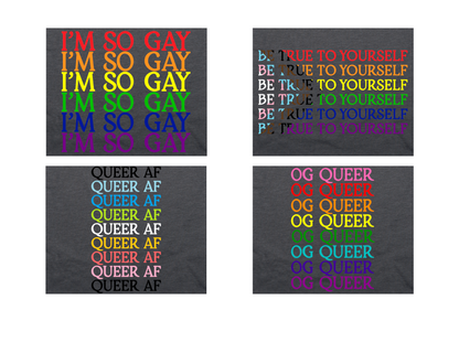 Funky Text Aroace - V6 Zip-Up Hoodies | Aro Ace Spectrum | Lgbtqia