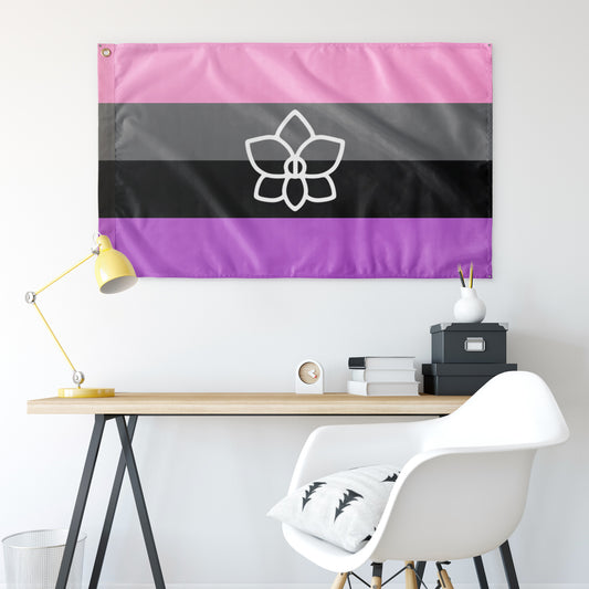Orchidsexual Wall Flag | 36x60" | Single-Reverse