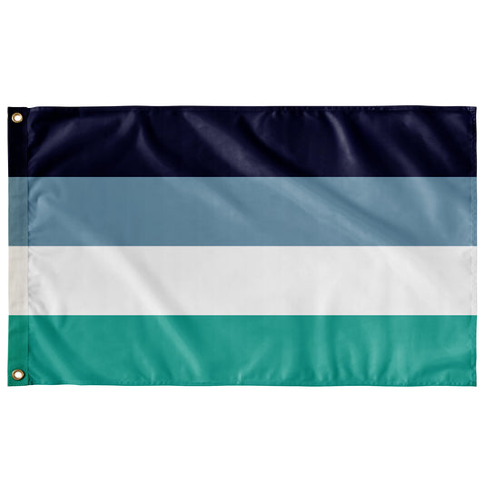 Oriented Aroace Wall Flag | 36x60" | Single-Reverse