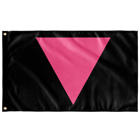 Pink Triangle Wall Flag | 36x60" | Single-Reverse | Vintage Flags and Symbols
