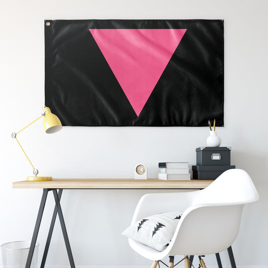 Pink Triangle Wall Flag | 36x60" | Single-Reverse | Vintage Flags and Symbols