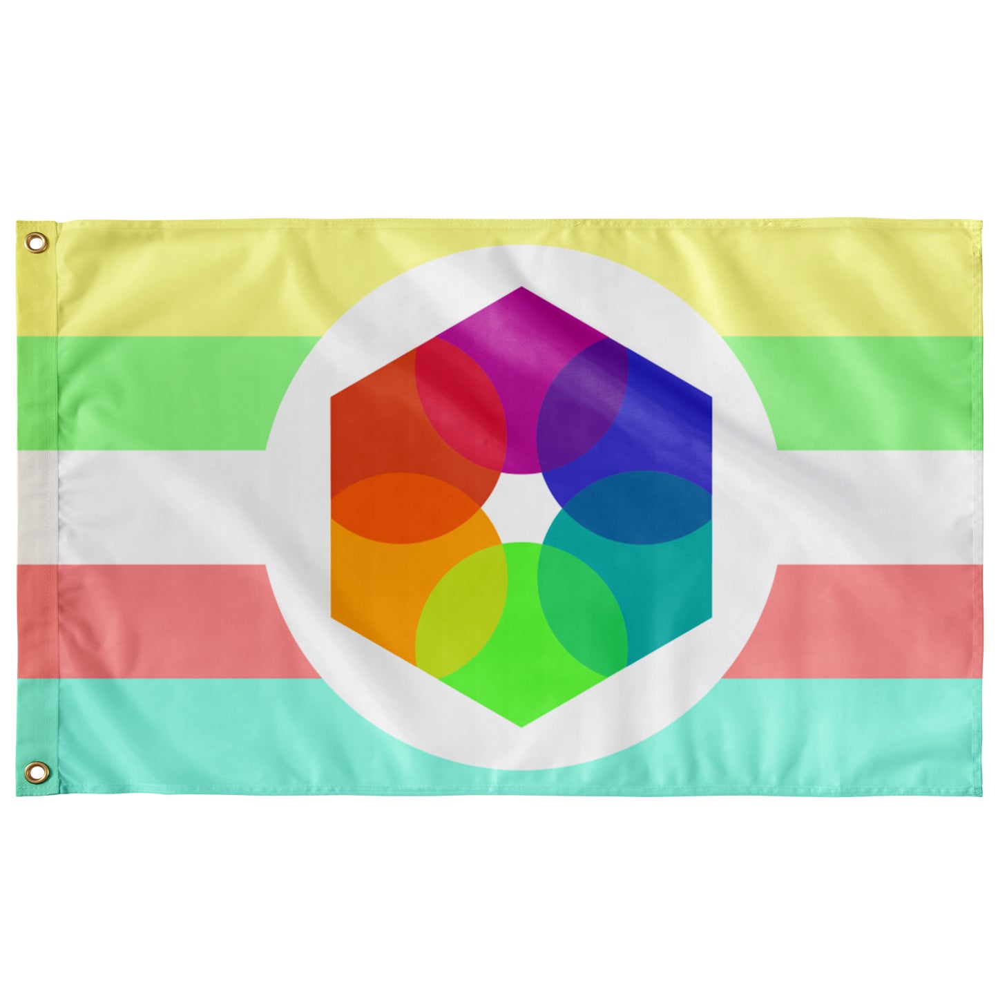 Pluralqueer - V1 Wall Flag | 36x60" | Single-Reverse | Romantic and Sexual Orientations