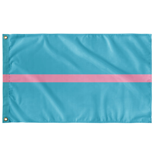 Polyandry Wall Flag | 36x60" | Single-Reverse | Polyamory and ENM