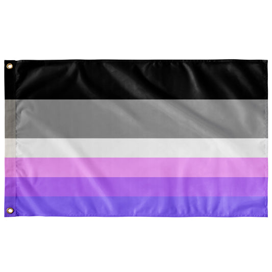 Sensual Attraction - V1 Wall Flag | 36x60" | Single-Reverse | Aromantic and Asexual Spectrum