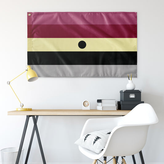 Singlularian Wall Flag | 36x60" | Single-Reverse | Gender Identity and Expression