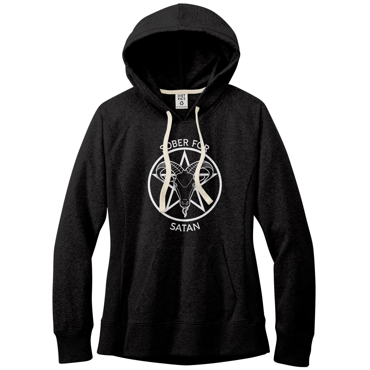 Sober for Satan Fitted Re-Fleece Hoodie