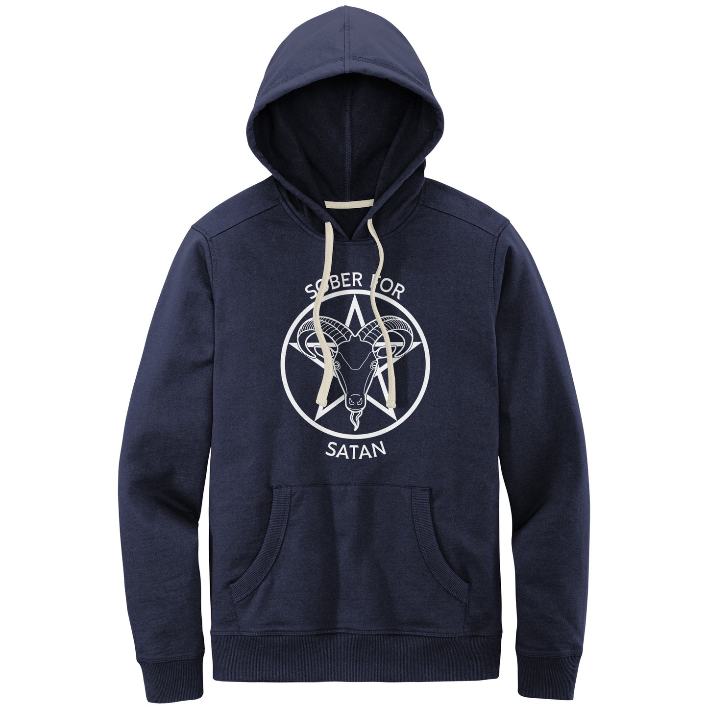 Sober for Satan Relaxed Fit Re-Fleece Hoodie
