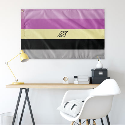 Spacialian Wall Flag | 36x60" | Single-Reverse | Gender Identity and Expression