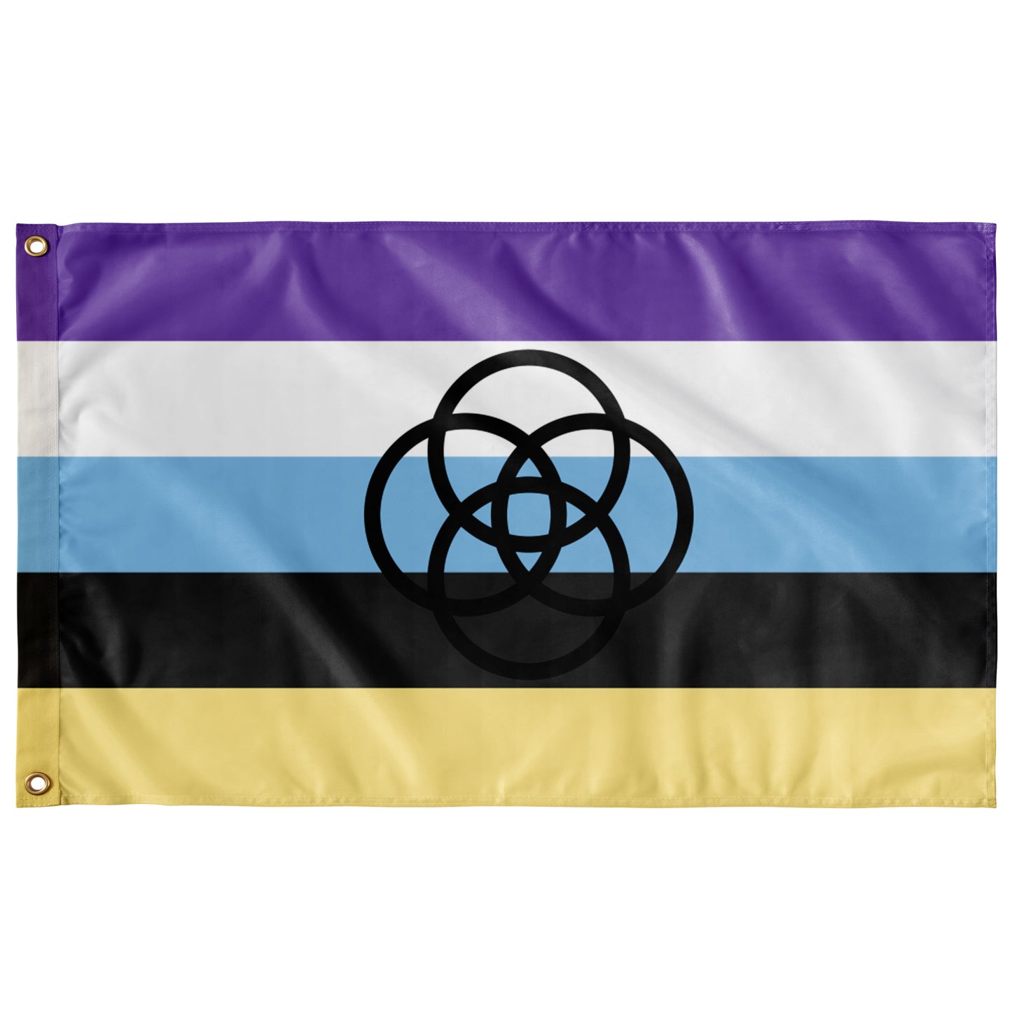 Systemfluid - V2 (Headmatenative)Wall Flag | 36x60" | Single-Reverse | Gender Identity and Expression