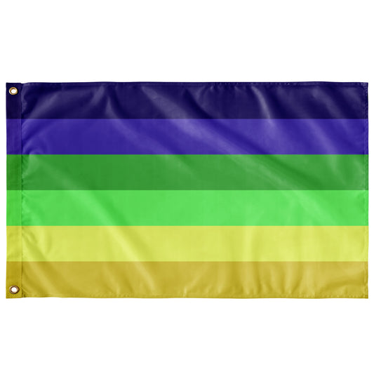 Systemqueer - V1 Wall Flag | 36x60" | Single-Reverse | Romantic and Sexual Orientations
