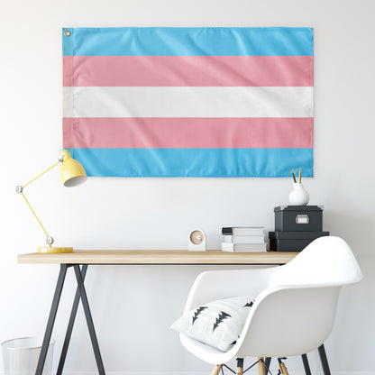 Transgender - V1 Wall Flag | 36x60" | Single-Reverse | Gender Identity and Expression