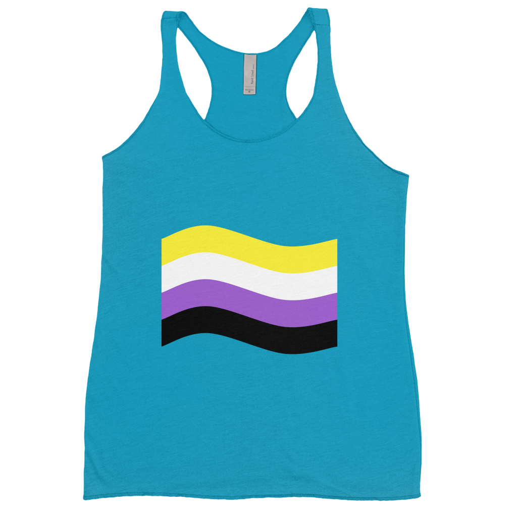 Gender Pride Flag Fitted Racerback Tank Tops | Choose Your Flag