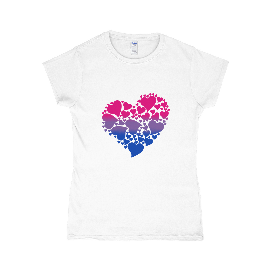 Heart of Hearts Fitted Tshirt | Choose Your Colourway | Gildan