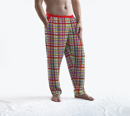 Rainbow Madras Plaid Lounge Pants