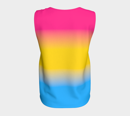 Pansexual Gradient Loose Tank (Long)