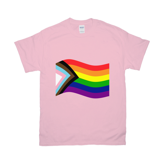 Rainbow Pride Flag Relaxed Fit Tshirt - LIGHT | Choose Your Flag