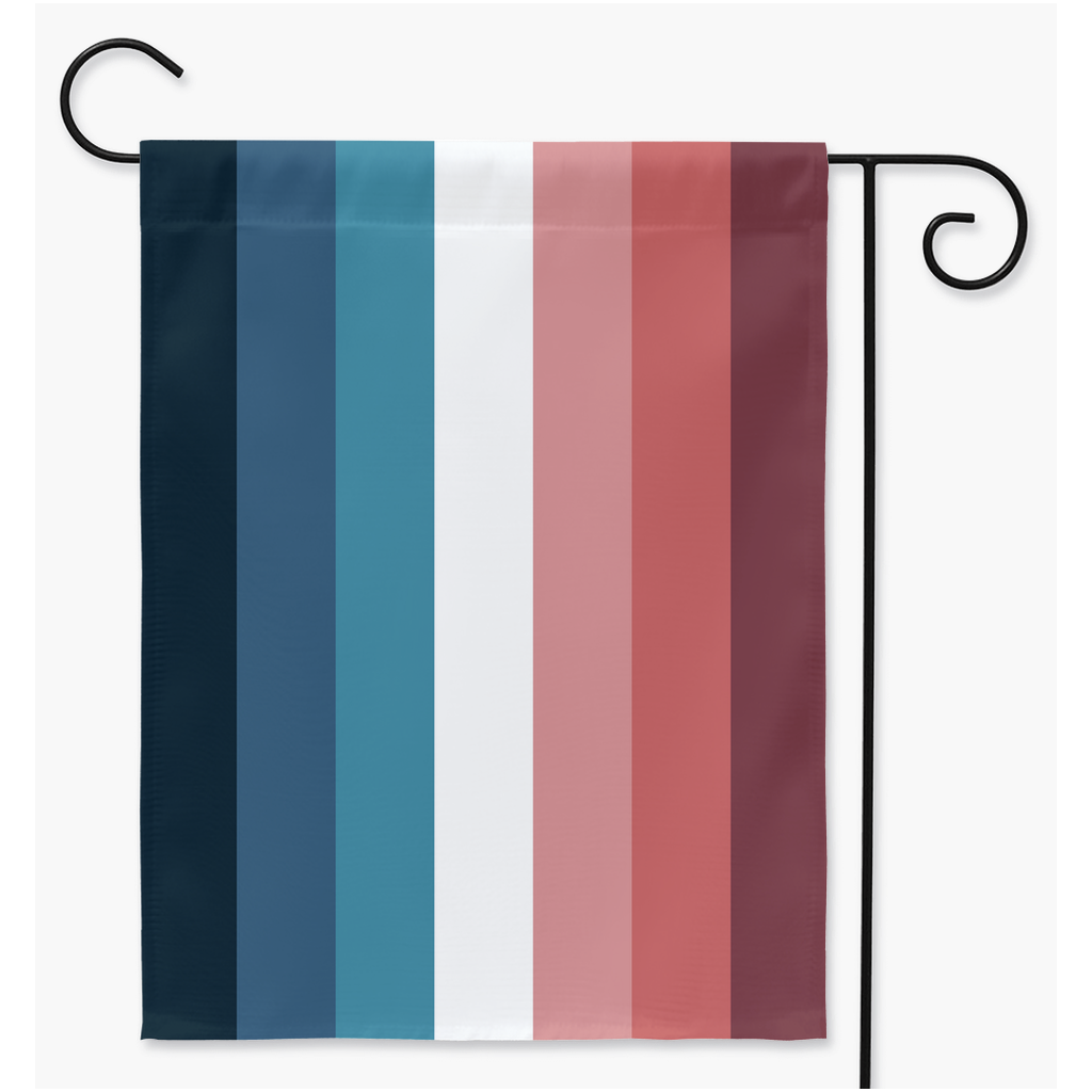 Nebularomantic Yard and Garden Flag | Single Or Double-Sided | 2 Sizes | Aro Ace Spectrum
