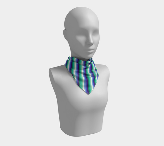 Gay Man (formerly Vincian - V2) Striped  Square Scarf